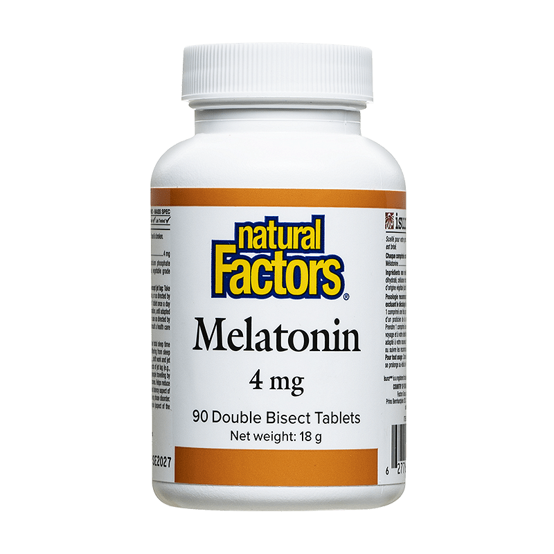 Мелатонин 4 мг за спокоен сън х90 таблетки Natural Factors