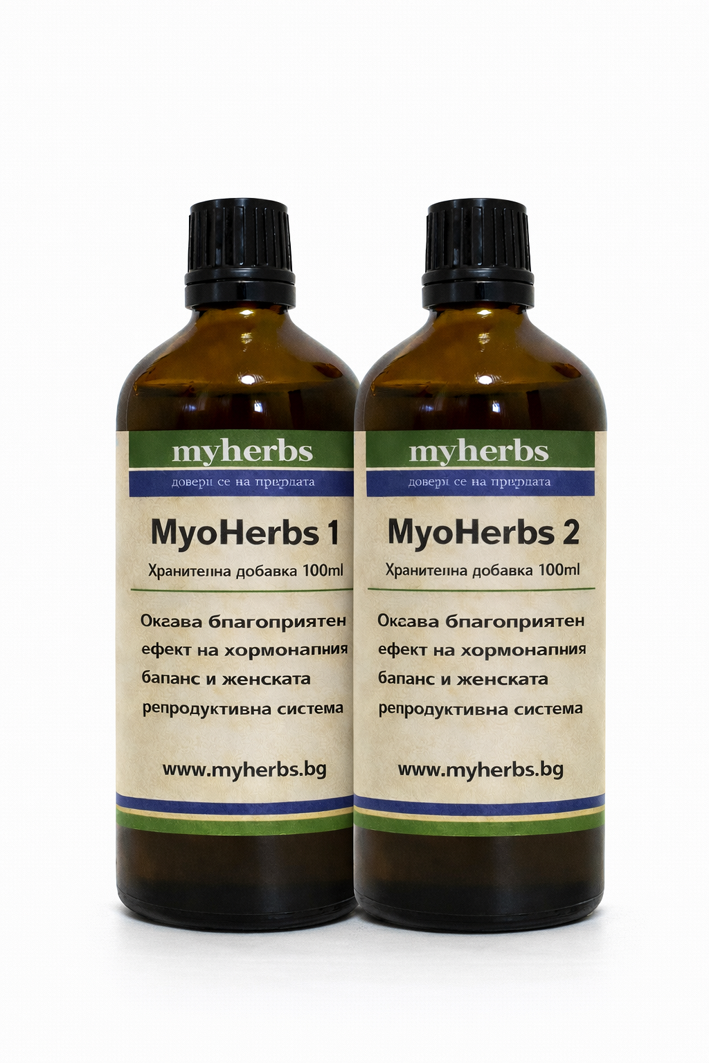 MyoHerbs – 1 + 2 | билков комплекс за жени при миома
