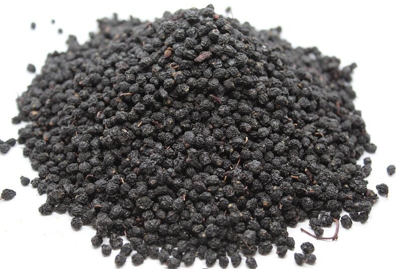 Бъзак (Sambucus ebulus) плод