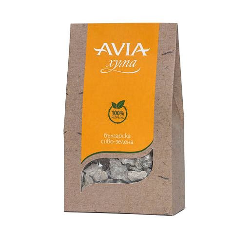 AVIA българска сиво-зелена хума на буци (натурална) 250 гр.