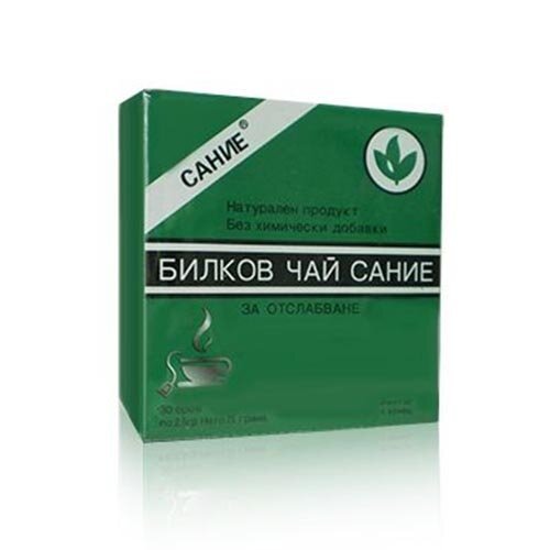 Сание билков чай за отслабване, 30 филтрирани пакетчета по 2,5 гр.